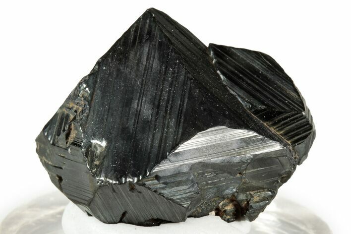 Striated Octahedral Magnetite Crystal - Utah #333959